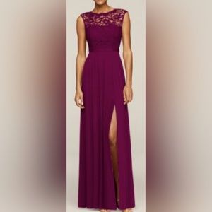 David’s Bridal Bridesmaid dress size 8 in WINE 🍷